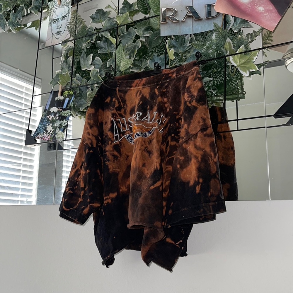 VINATGE SELF DYE CROPPED T